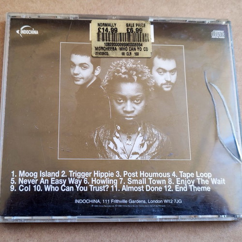 Morcheeba Who Can You Trust? CD in very good condition, electronic