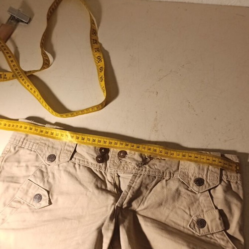 XDYE Cotton Bermuda shorts like new, size S, beige