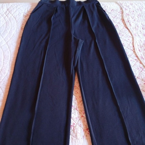 Blue palazzo pants like new, size M/L, H&M