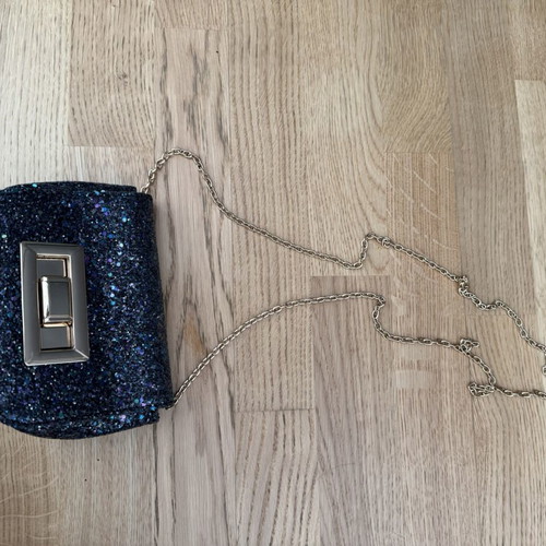 Evening crossbody bag like new, blue