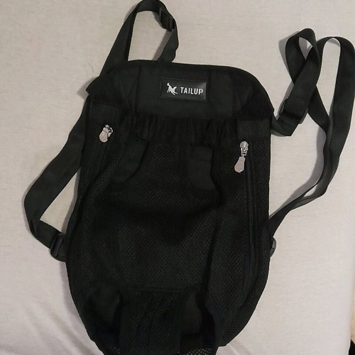 Dog carrier like new, for small Maltese-type dogs