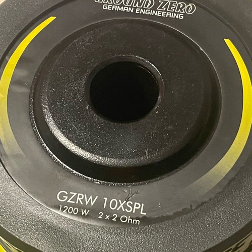 Ground Zero SPL Subwoofer GZRW 10XSPL 30 cm like new