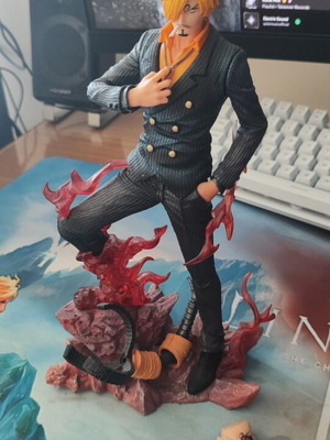 Φιγούρα Sanji 25cm με δύο πρόσωπα, καινούργιο, ρητίνη
