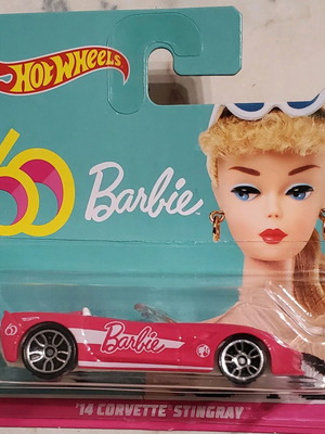 Hot Wheels '14 Corvette Stingray παιχνίδι αυτοκίνητο σε ροζ, Σφραγισμένο