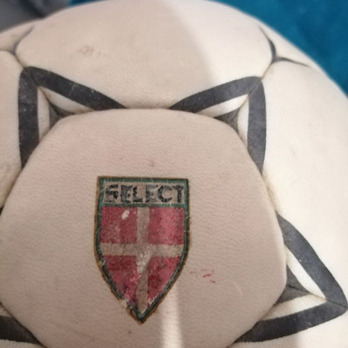 Select soccer ball from the 90s, new, for collection or decoration