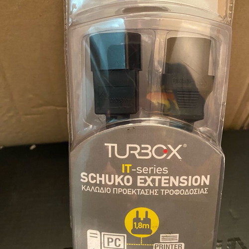 Power extension cable 1.8 meters like new