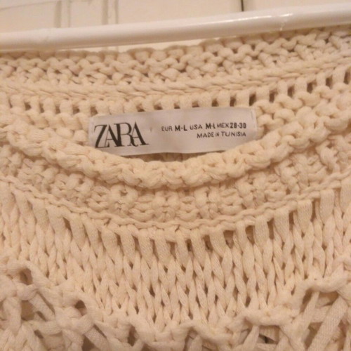 Zara knitted women's blouse used, size L