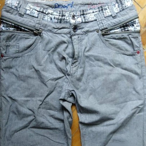 Desigual men's branded jeans with opening back part like new