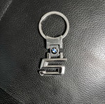 BMW keychain new gray