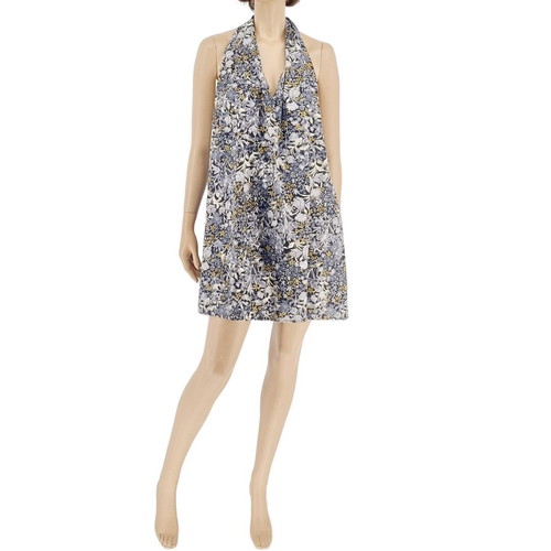 Cotton short dress L/XL new, gray and black