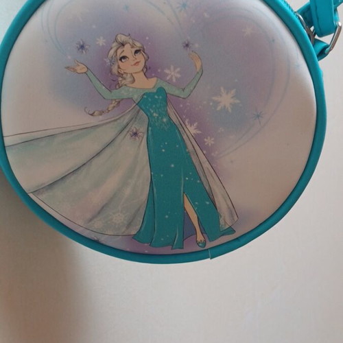 Disney children's crossbody bag like new, turquoise with Elsa