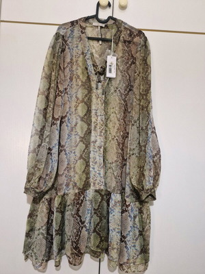 Guess dress transparent size XL new, beige