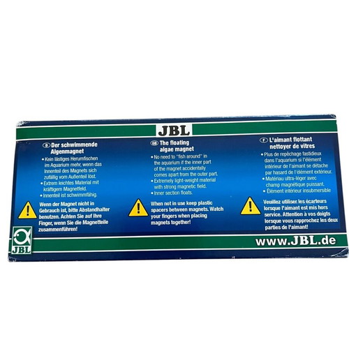 JBL Floaty Shark magnetic cleaner for aquarium panes up to 30 mm new
