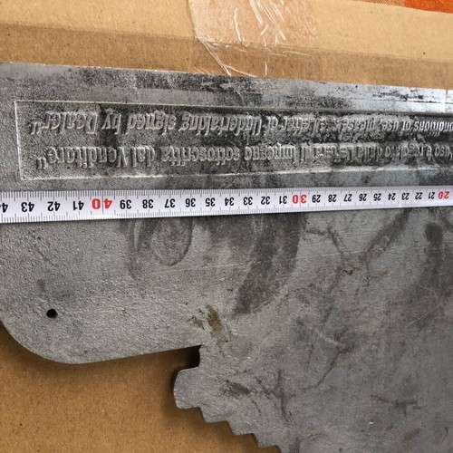 Replay wall metal sign like new