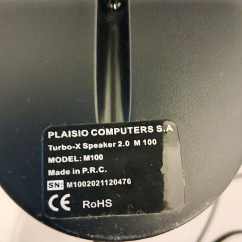 Turbo-X Speaker2.0 M100 USB/AUX computer speakers used