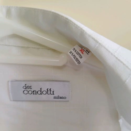 Dei Condotti men's shirt XL white used with hanger gift