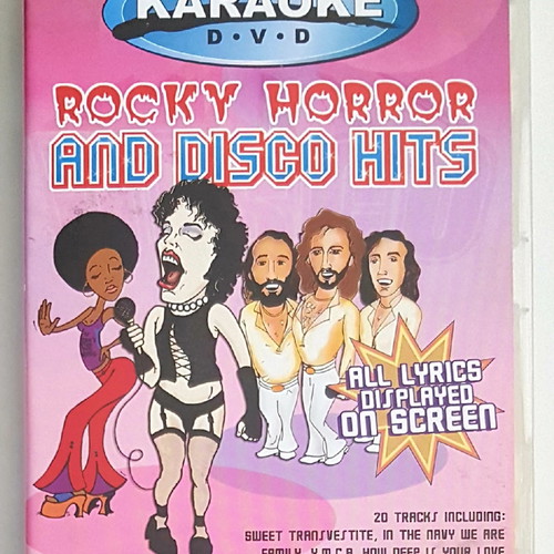 Karaoke DVD Rocky Horror & Disco Hits like new