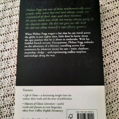 Around the World in Eighty Days paperback like new