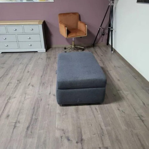 Gray fabric stool with storage function new