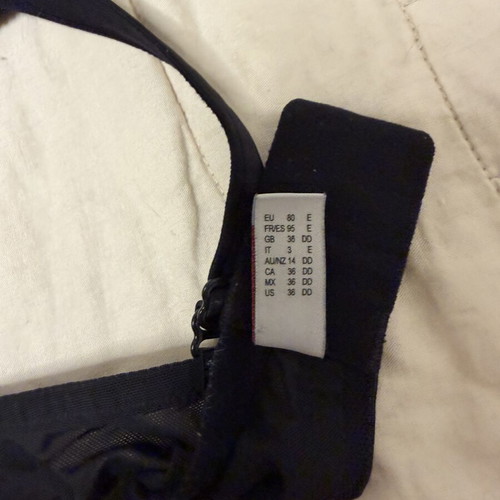 Bra size 80E