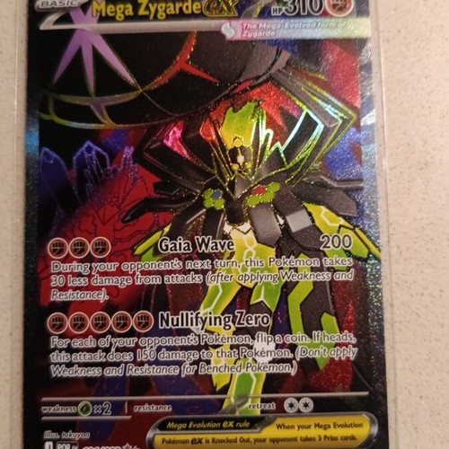 Mega Zygarde EX Pokemon Card new, Perfect Order 104/088