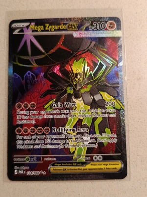 Mega Zygarde EX Pokemon Card new, Perfect Order 104/088