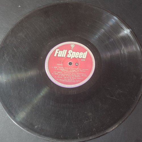 Full Speed One vinyl record used, scratched, no case