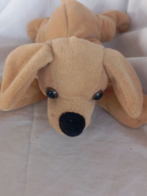Plush dog with collar Simba Toys like new, 20 cm