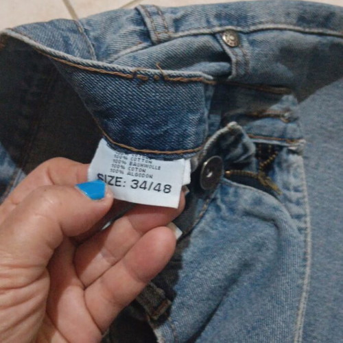 Men's jeans used, blue, sizes M and L