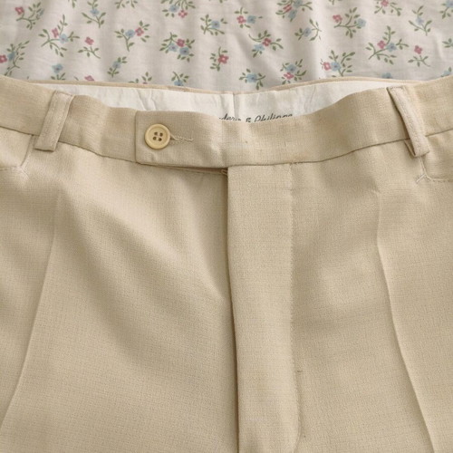Ecru men's pants classic fit like new