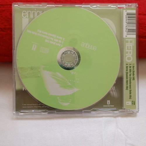 Enrique Iglesias Hero CD Single 2001, pop