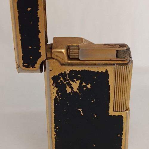 Flaminaire Quercia Butane Pocket Lighter vintage with original leather case used