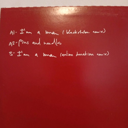 Black Strobe I'm A Man Vinyl 12" Single like new, electronic