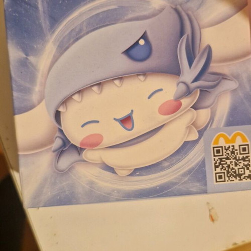 Yu-Gi-Oh x Hello Kitty McDonald's Cinnamoroll Blue Eyes White Dragon figure like new