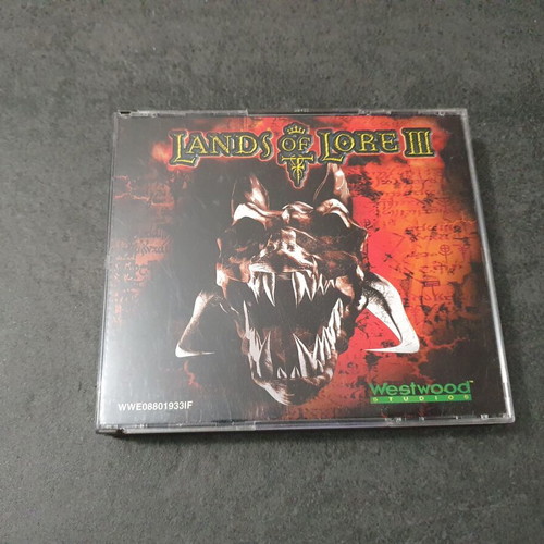 Lands of Lore III 3 PC game used, English version, 4 CDs