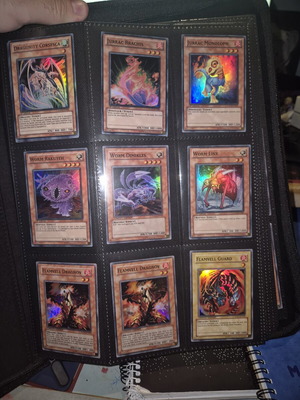 Yugioh Binder used with mostly very good condition cards