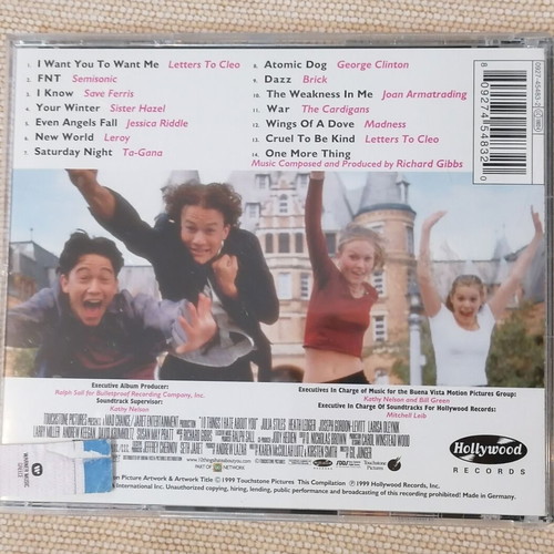10 Things I Hate About You Original Motion Picture Soundtrack like new
