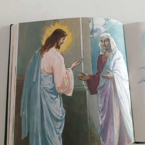 Vintage book Η Ζωή του Χριστού σε εικόνες για παιδιά hardcover
