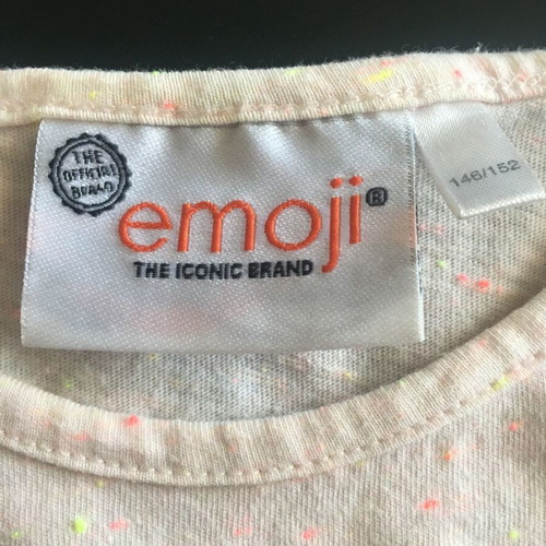 Emoji sleeveless top for girl 11-12 years used, Rainbow Shades