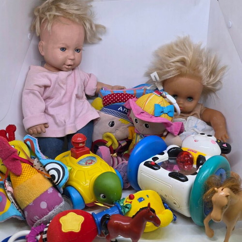 Toy lot used, dolls and baby toys