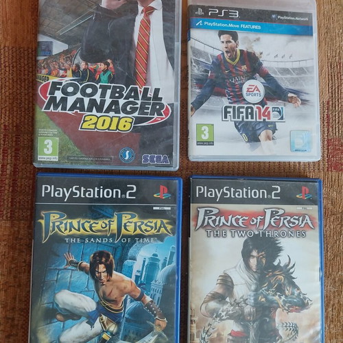 PS Games Set like new, 4 titles including Prince of Persia
