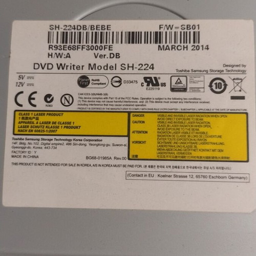 Samsung Toshiba DVD Writer SH-224 used