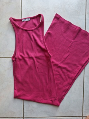 Zara long dress like new, pink, size M