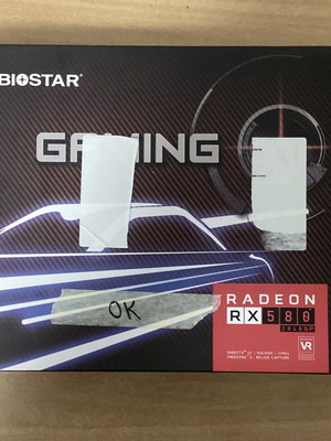 Biostar Radeon RX580 8GB κάρτα γραφικών σαν καινούργιο