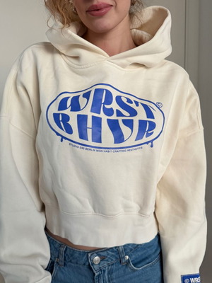 Creme Hoodie with Print ASOS Like New, Size S