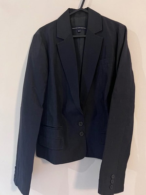 French Connection classic women's blazer, dark navy blue, UK 10