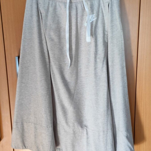 Nike midi skirt beige cotton like new, size S