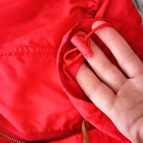 Staff Jeans and Co. women's windbreaker like new, red, size M