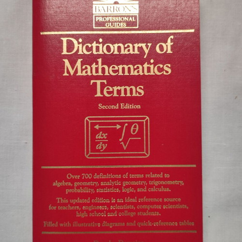 Dictionary of Mathematics Terms Barron's Business Dictionaries like new