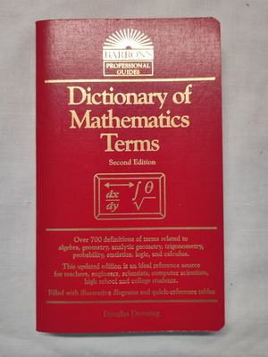 Dictionary of Mathematics Terms Barron's Business Dictionaries like new